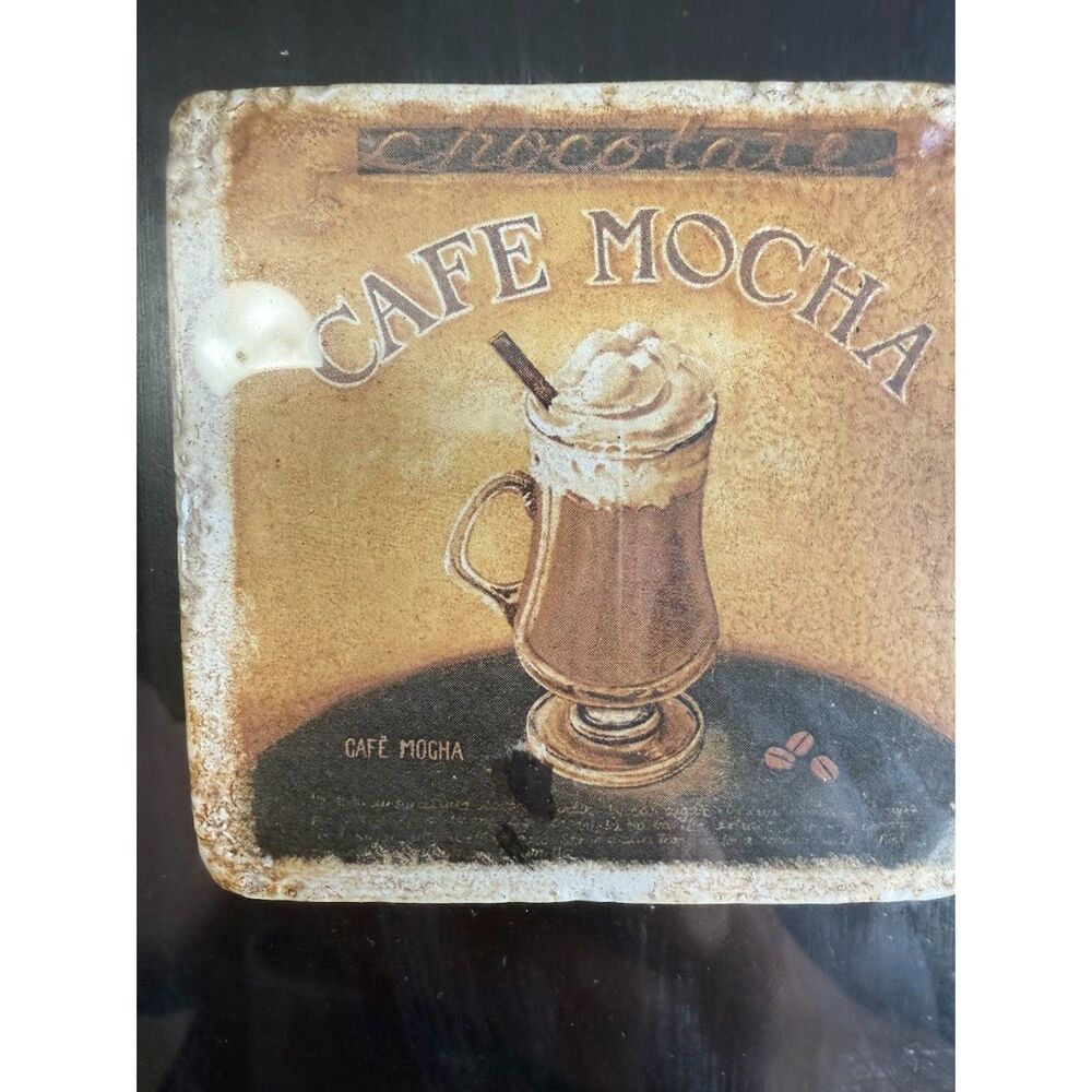 Coffee-themed wall art print "CAFFE LATTE". "CAFFE MOCHA". - Picture 4 of 8